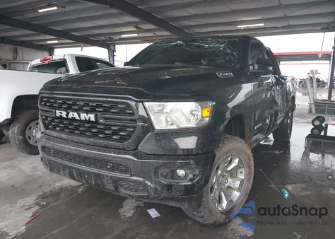 2022 Ram 1500 Big Horn 4X4 5'7 Box from USA, damaged, VIN 1C6SRFFT3NN406309